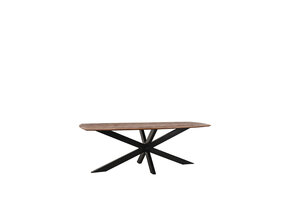 LABEL51 - Eetkamertafel Zane - Bruin - 100x160x76cm