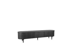 LABEL51 Tv-meubel Oliva - Zwart - Eiken - 220 cm