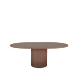 LABEL51 - Eetkamertafel Oliva - Walnoot - 130x150x78cm