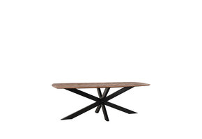 LABEL51 Eetkamertafel Zane - Bruin - Mangohout - 190 cm