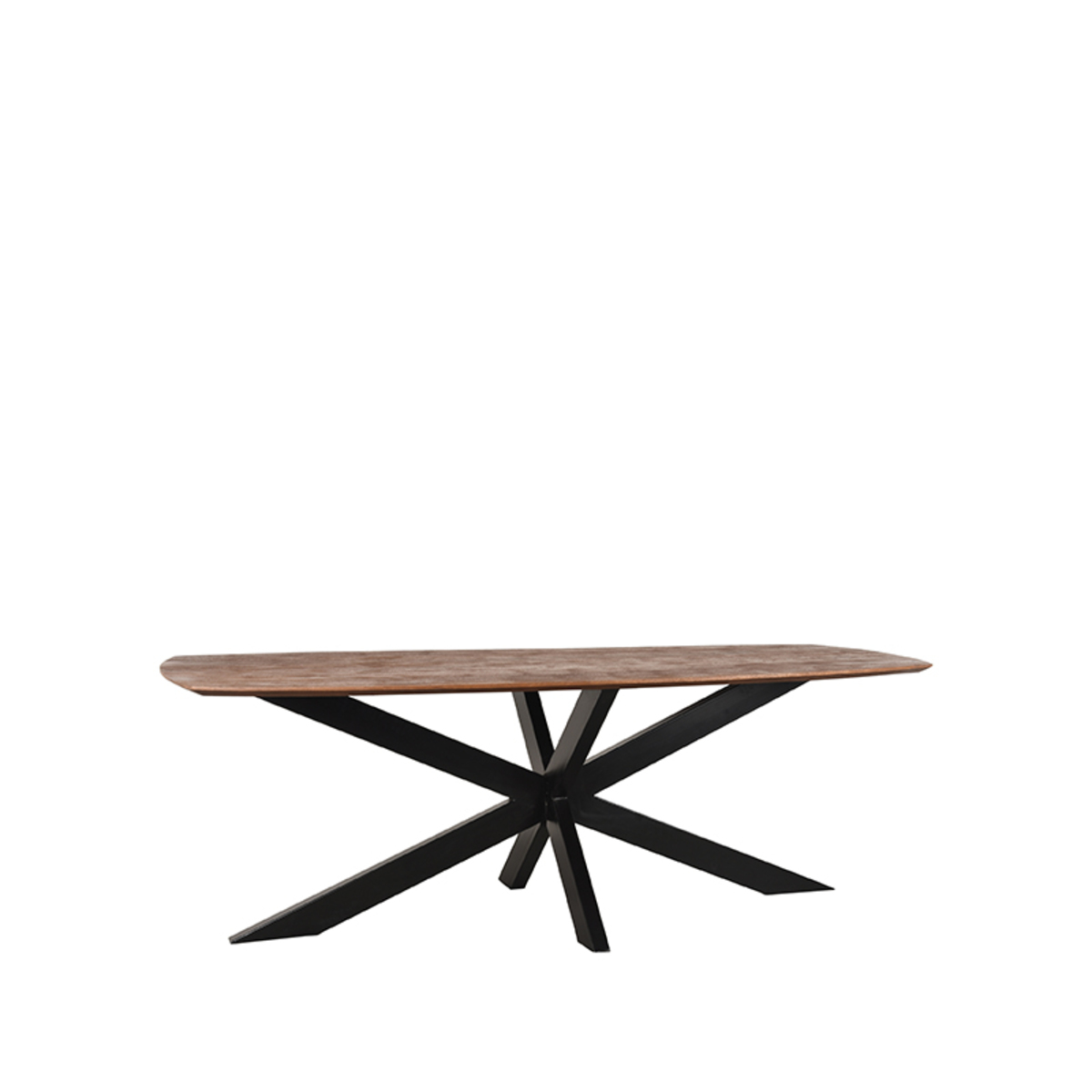 LABEL51 - Eetkamertafel Zane - Bruin - 100x190x76cm