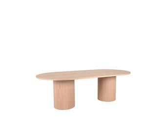 LABEL51 Eetkamertafel Oliva - Naturel - Eiken - 240 cm