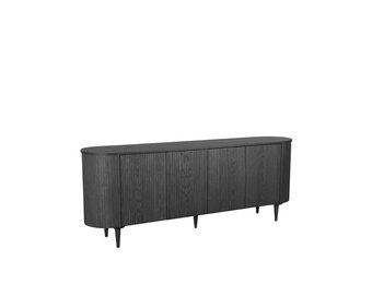 LABEL51 Dressoir Oliva - Zwart - Eiken - 220 cm