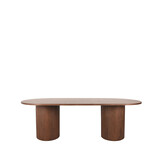 LABEL51 - Eetkamertafel Oliva - Walnoot - 120x240x75cm