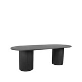 LABEL51 - Eetkamertafel Oliva - Zwart - 120x240x75cm