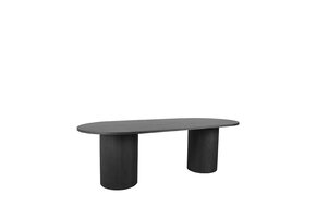 LABEL51 - Eetkamertafel Oliva - Zwart - 120x240x75cm