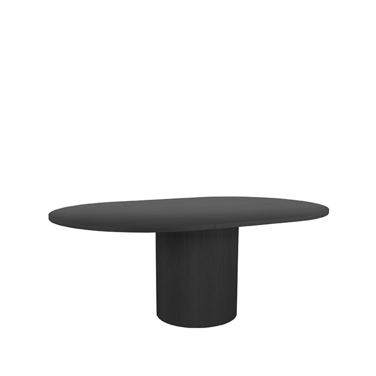 LABEL51 - Eetkamertafel Oliva - Zwart - 130x150x78cm