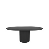 LABEL51 - Eetkamertafel Oliva - Zwart - 130x150x78cm