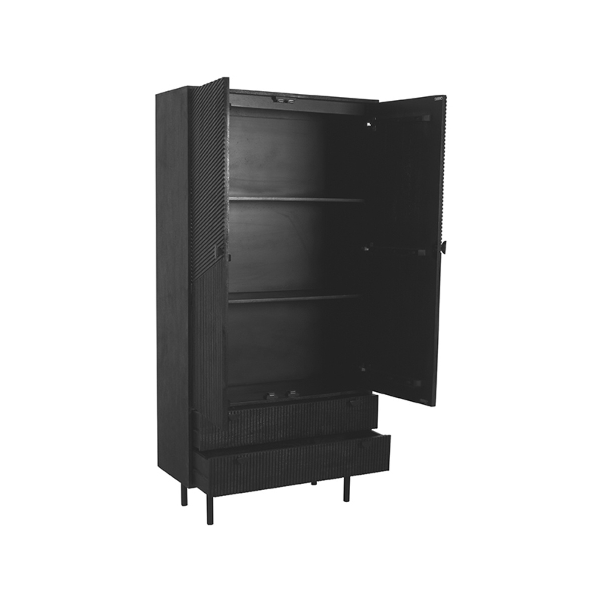 LABEL51 - Bergkasten Cotia - Zwart - 40x100x200cm