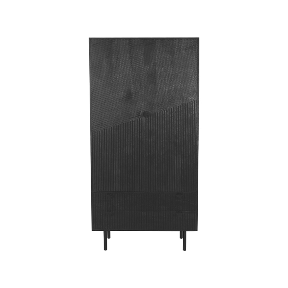 LABEL51 - Bergkasten Cotia - Zwart - 40x100x200cm