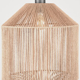 LABEL51 - Hanglamp Ibiza - Beige - 33x33x162cm