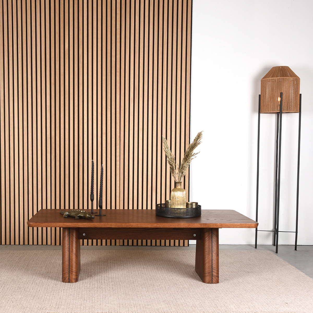 LABEL51 Salontafel Jule - Espresso - Eiken - 140 cm