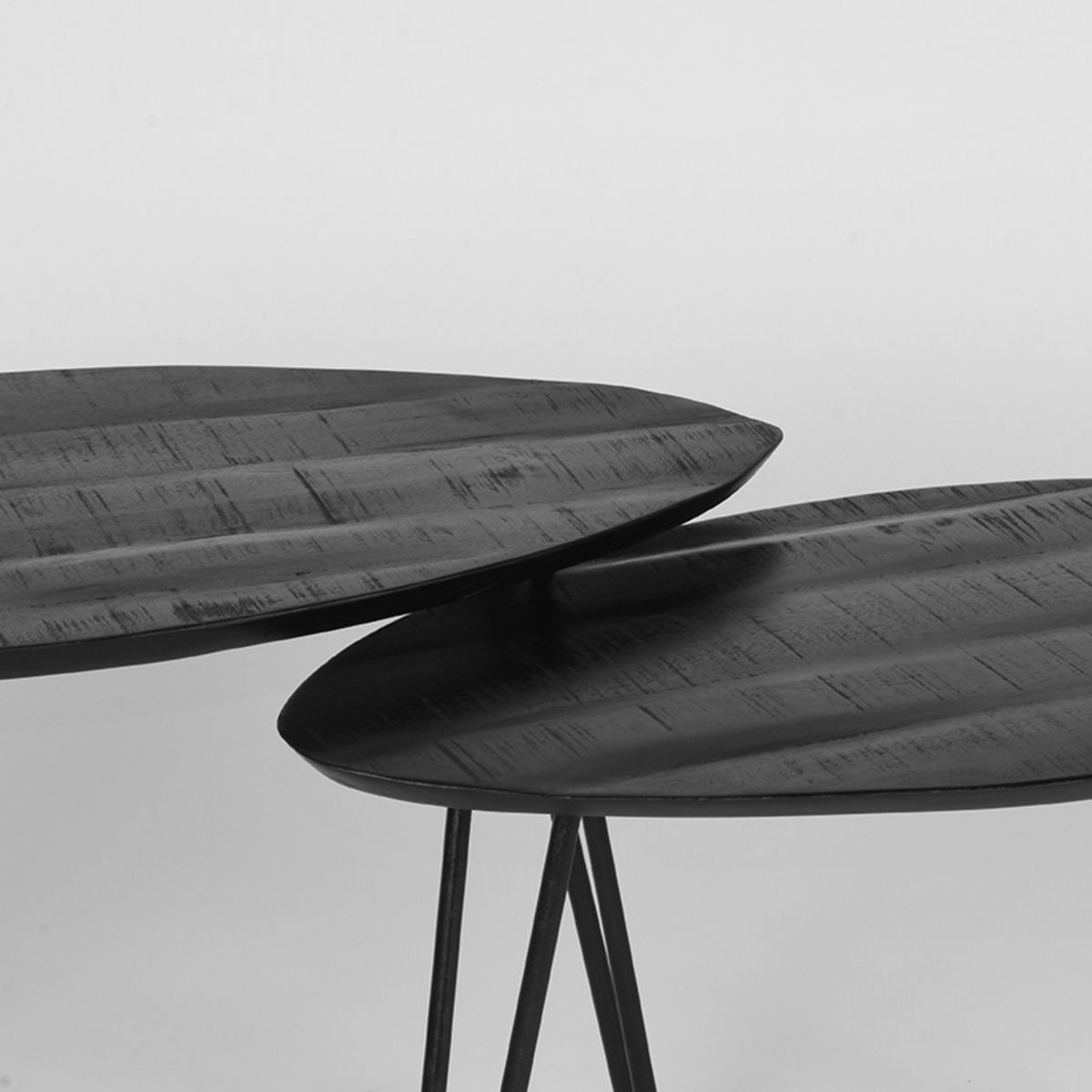 LABEL51 - Salontafel Frisk - Zwart - 43x68x44cm