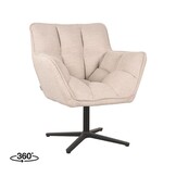 LABEL51 - Fauteuil Ian - Beige - 72x76x87cm