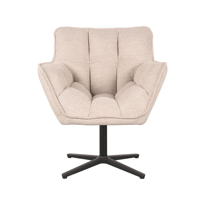 LABEL51 - Fauteuil Ian - Beige - 72x76x87cm