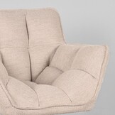 LABEL51 - Fauteuil Ian - Beige - 72x76x87cm