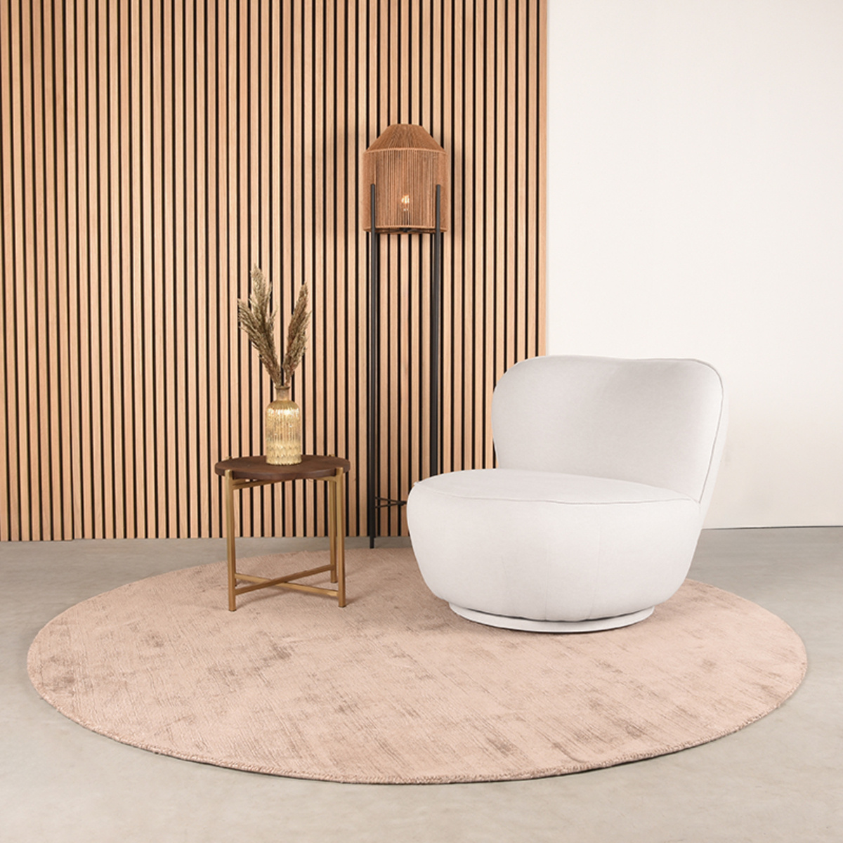 LABEL51 - Fauteuil Bunny - Creme - 90x90x75cm