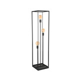 LABEL51 - Vloerlamp Tetto - Zwart - 30x30x135cm