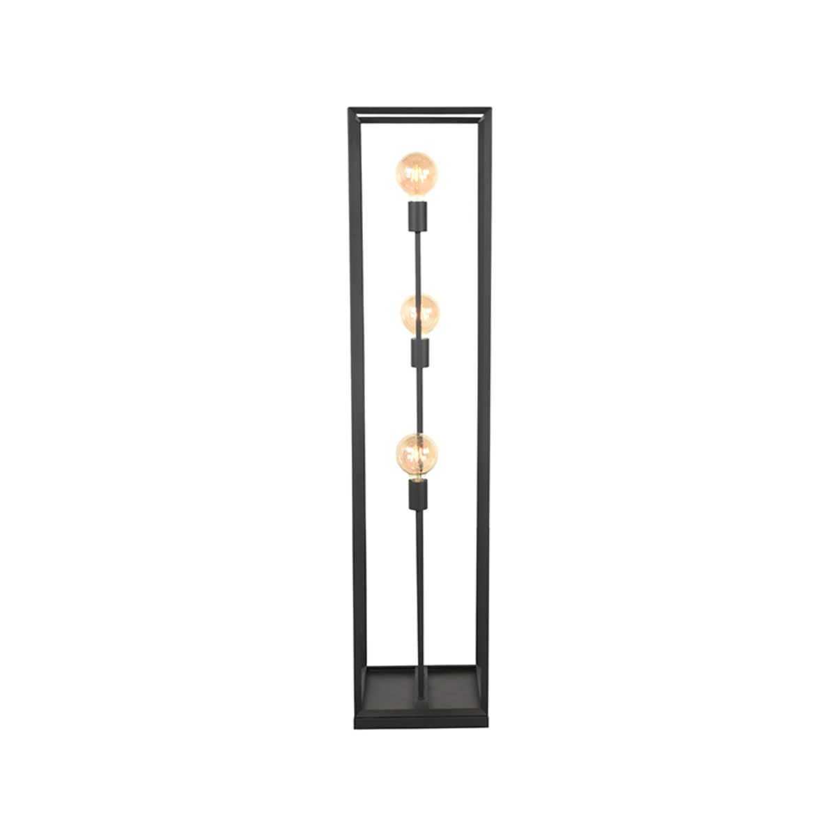 LABEL51 - Vloerlamp Tetto - Zwart - 30x30x135cm