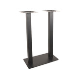 LABEL51 - Bartafel Tafelpoot Dubbel - Zwart - 40x70x108cm
