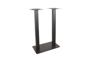LABEL51 - Bartafel Tafelpoot Dubbel - Zwart - 40x70x108cm