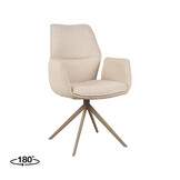 LABEL51 - Eetkamerstoel Mellow - Beige - 63x58x92cm