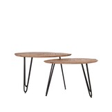 LABEL51 - Salontafel Frisk - Bruin - 43x68x44cm
