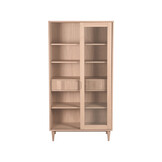 LABEL51 - Vitrinekasten Jule - Beige - 49x100x180cm