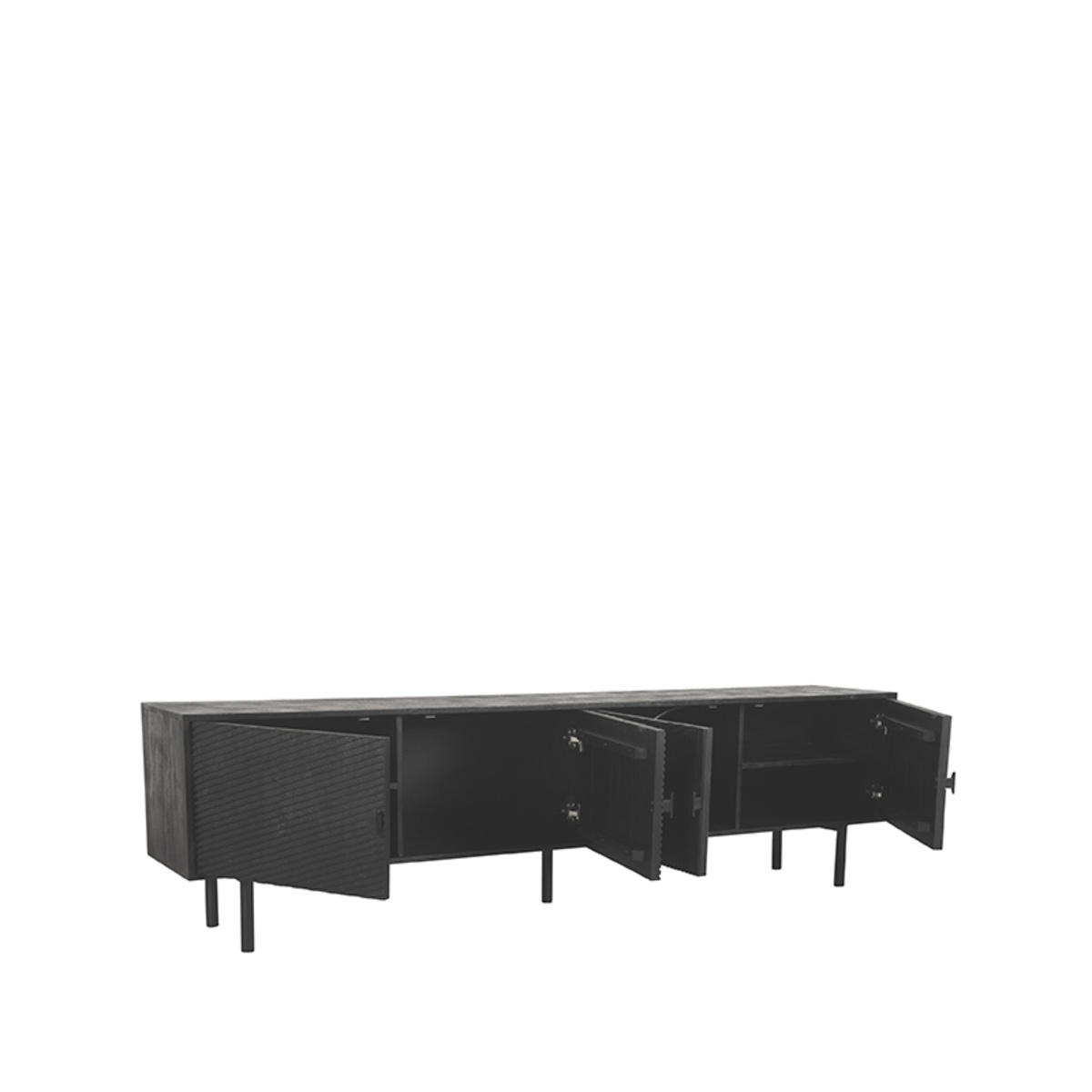 LABEL51 - Tv-Meubels Cotia - Zwart - 40x220x60cm