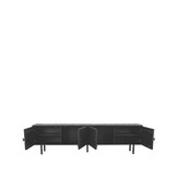 LABEL51 Tv-meubel Cotia - Zwart - Mangohout - 220cm