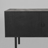 LABEL51 Tv-meubel Cotia - Zwart - Mangohout - 220cm