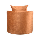 LABEL51 Fauteuil Evy 90x90x75 cm - Oker - Velours