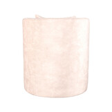 LABEL51 Fauteuil Evy 65x65x75 cm - Naturel - Velours