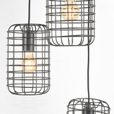 LABEL51 - Hanglamp Solido - Zwart - 32x32x127cm