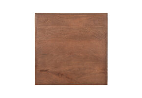 LABEL51 Eetkamertafel Tafelblad Straight Edge - Espresso - Mangohout - 70 cm