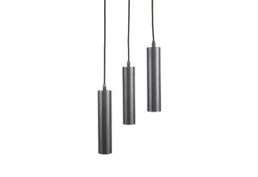 LABEL51 Hanglamp Ferroli - Zwart - Metaal - 3-lichts