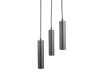 LABEL51 Hanglamp Ferroli - Zwart - Metaal - 3-lichts