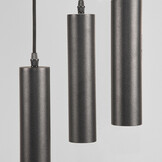 LABEL51 - Hanglamp Ferroli - Zwart - 25x25x150cm