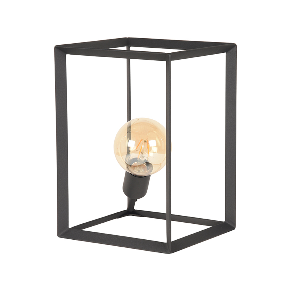 LABEL51 - Tafellamp Tetto 20x22x31cm - Zwart - Metaal