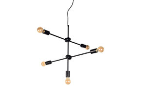 LABEL51 - Hanglamp Stilo - Zwart - 70x70x70cm