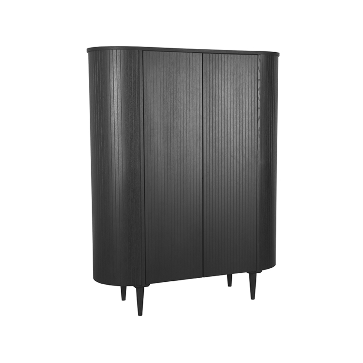 LABEL51 - Bergkasten Oliva - Zwart - 47x125x158cm