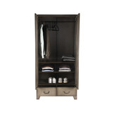 LABEL51 Bergkast Fence - Vintage Metaal - Metaal - 2-Deurs - 185 cm