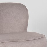 LABEL51 - Fauteuil Bunny - Soft Taupe - 90x90x75cm