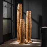 Hoyz Collection - Vloerlamp S Bars - Teakhout - 104cm