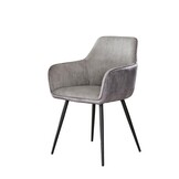 Hoyz Collection - Armstoel Rib 2 Stuks - Zilverkleurig