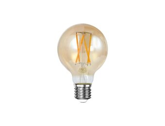 Hoyz Collection - Lichtbron LED [G70] Filament Bol Ø7 - Amberkleurig Glas