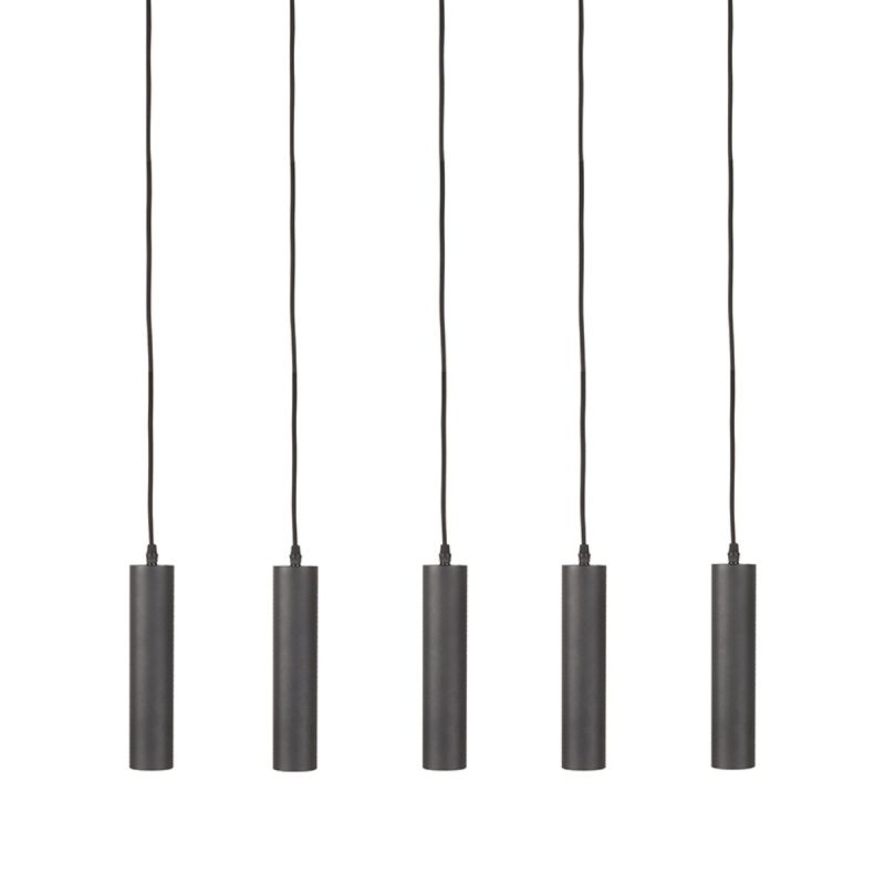 LABEL51 - Hanglamp Ferroli - Zwart - 10x80x120cm
