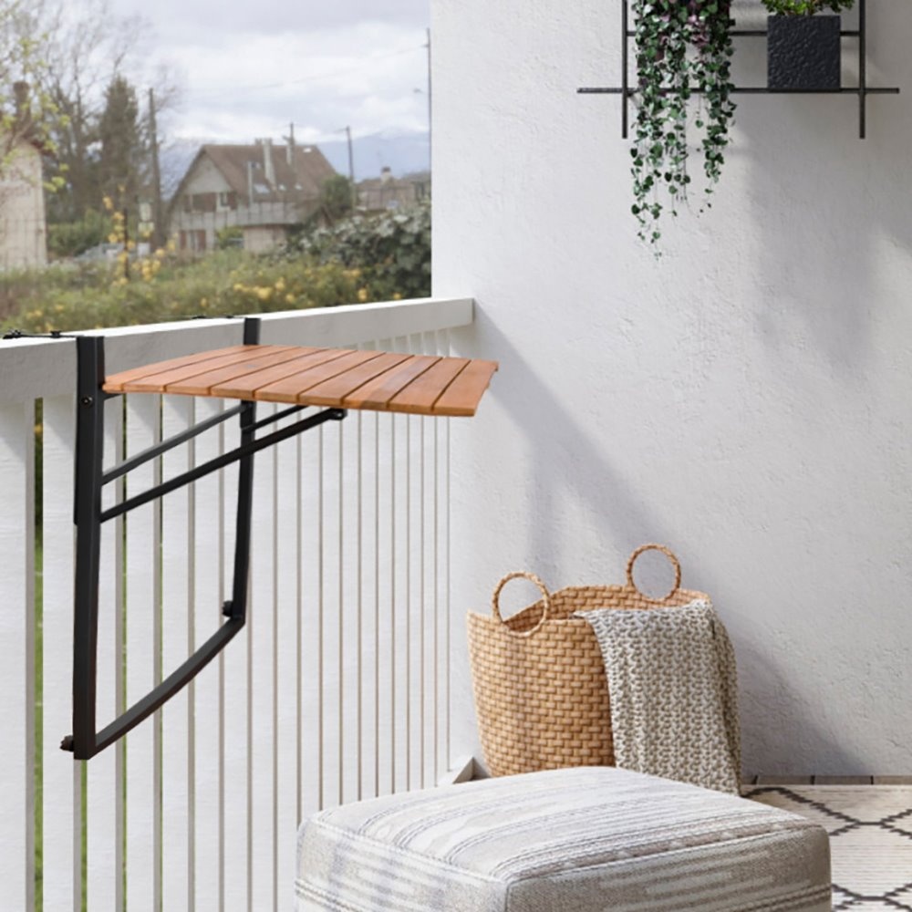 ZOMER-Sens-Line - Bono Balkontafel - 57x43x60cm - Acacia FSC 100% - inklapbaar