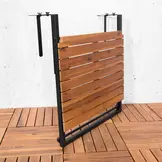 ZOMER-Sens-Line - Bono Balkontafel - 57x43x60cm - Acacia FSC 100% - inklapbaar