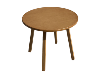 ZOMER-Sens-Line - Porto Sidetable ø58cm - Aluminium - Houtpatroon